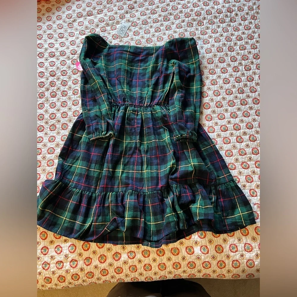 NWT The Children’s Place Mom & Me Matching Plaid Midi Dress size XL / 14 girl’s